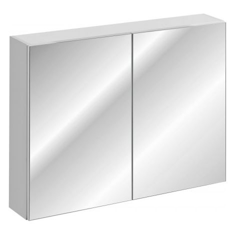 Cabinet miroir de salle de bain - Blanc - H 65 x L 90 x P 16,8 cm - Camille White - Livraison gratuite