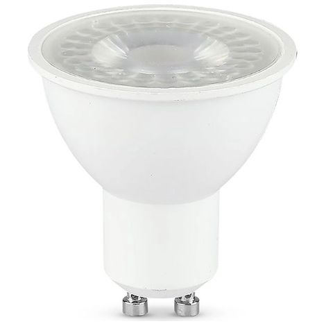 Foco LED V-TAC GU10 7,5 W 110° Cubierta transparente 4000 K (1/3)