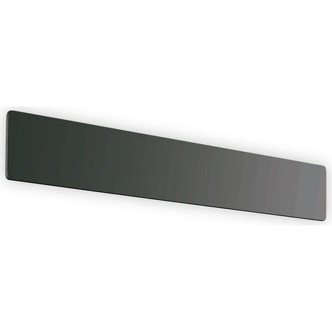 Applique Moderna Zig Zag Metallo Nero Led 23W 3000K Luce Calda