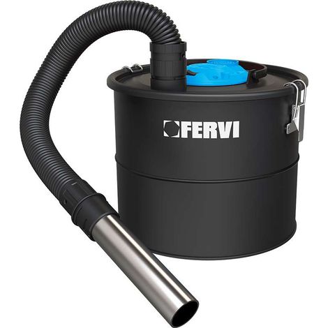 FERVI Aspiracenere 20L Aspirapolvere con accessori e funzione soffiaggio