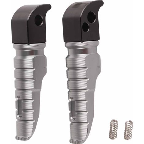 Paire de repose-pieds arrière et pédales en alliage d'aluminium compatibles avec MT-10, MT-09, MT-07, Tracer900 et FZ6 (1/5)