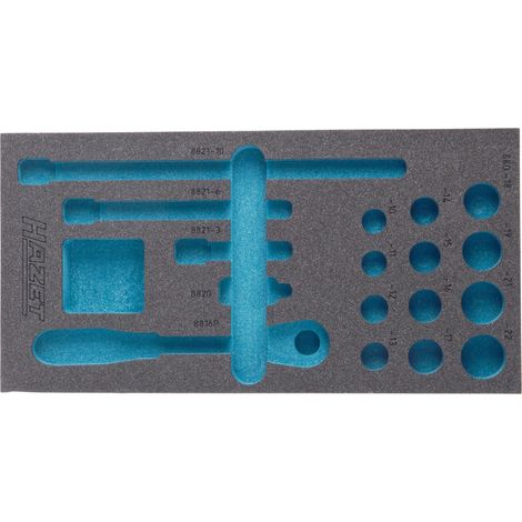 Garniture en mousse souple bimatière 163-181L ∙ L x l : 342 mm x 172 mm (1/2)