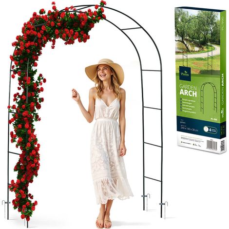 Arco pérgola de jardín 240 cm Plonos PL-990