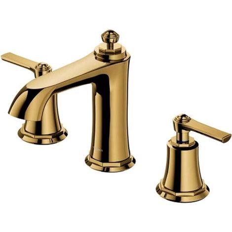 OMNIRES Armance - Miscelatore per lavabo, installazione a 3 fori, oro AM5214GL