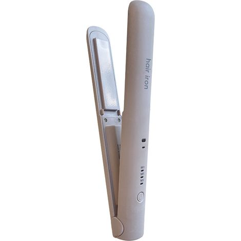 Pince lissante sans fil compacte pour frange et boucles - Violet aubergine 5W + 2000mAh (1/5)