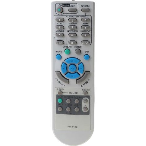 Télécommande universelle pour projecteurs NEC RD-448E, RD-443E, NP-VE281, NP510C et NP-VE280 (1/5)