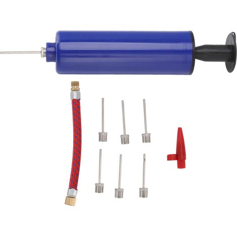 Kit de gonflage pour ballons de basket-ball multifonction portable avec 6 aiguilles métalliques pour ballons de football, volley-ball et yoga (1/5)