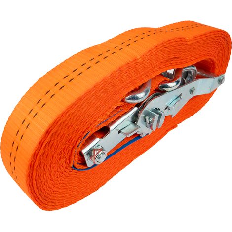 2-teiliges Spanngurt-Set mit Ratsche/Haken 35 mm x 9 m 2000 daN