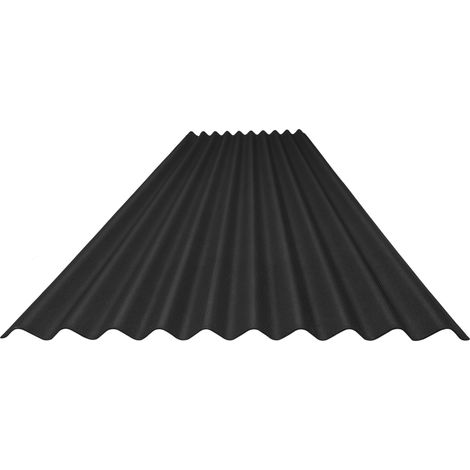 Bitumen Corrugated Sheets Black 2m x 930mm x 2.2mm