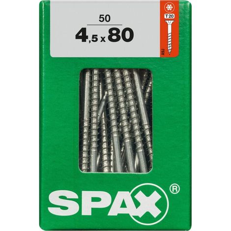 Spax 4,5x80 Universal Senkkopf T-STAR plus TGW WIROX A9J 4,5x80 L (1/2)