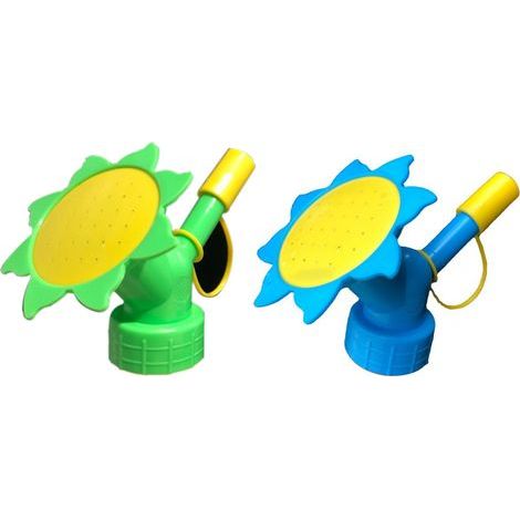 Lot de 4 bouchons de bouteille avec arrosoir à double tête pour plantes, bonsaï et semis d'intérieur (1/4)