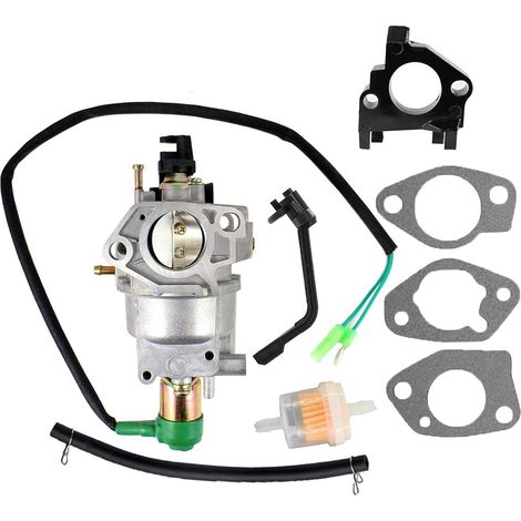 Carburateur Compatible Moteur Essence 389cc 420cc 13HP, Remplacement pour GX390 HW7500E DG6000 DG6000E, Pièce Rechange 0G9915 (1/5)