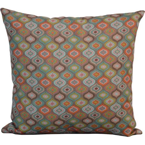PROLOISIRS Coussin déhoussable exterieur décor Motif Graphique vintage 45 x 45 cm