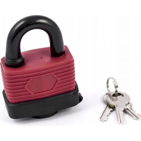 Cadenas étanche, laminé avec 2 clés 50 mm (1/3)