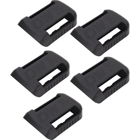 5er-Set Batteriehalterungen mit Schrauben für DCB200, DCB201, DCB203, DCB204 und DCB206, Schwarz (1/5)