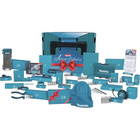 Makita Adventskalender 2026, 24tlg. im Makpac (1/2)