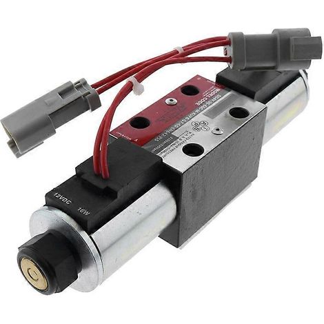Électrovanne de groupe de distributeur de chargeur 12 V, pièces pour pelle hydraulique Carter 416D 420D (1/5)