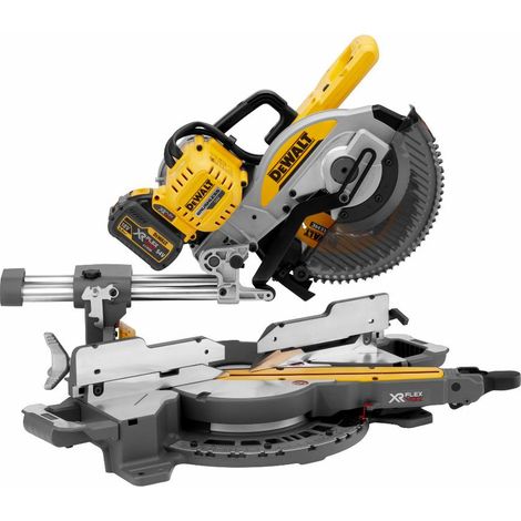 Dewalt – Scie à onglets radiale sans fil 54V 6Ah – Moteur brushless – Ø 250 mm – Profondeur de coupe 150 mm – Pour bois dur et teck (1/10)