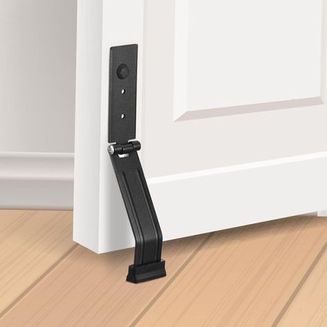 Butoir Porte Haut de Gamme – Fixation Adhésive Durable – Finition Noire (1/5)