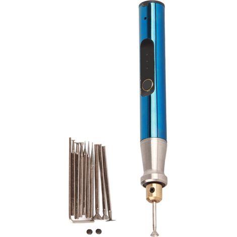Wiederaufladbarer, kabelloser Gravierstift mit 3 Geschwindigkeiten, Mini-Gravierwerkzeug (DC 3,6 V) zum Schneiden und Markieren. (1/5)