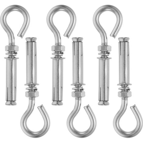 Chevilles murales M8 en acier inoxydable 304 lot de 6 (1/5)