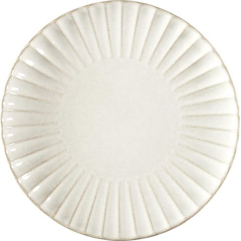 Großer Eden-Speiseteller, 27 cm, Creme