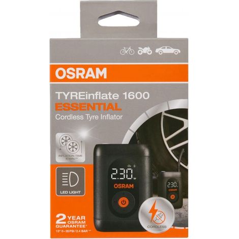 OSRAM OTIR1600ESN Compresseur TYREinflate 1600 ESSENTIAL 7.0 bar