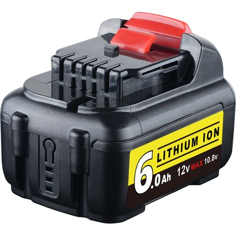 DCB127 Batterie pour DEWALT DCB127-XJ Batterie Li-Ion 6.0Ah 10.8V 12V DCB120 DCB123 DCB127 DCB121 DCD700 DCD710 DCD710S2 DCF610
