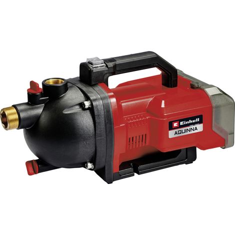 Einhell automatische Akku-Gartenpumpe AQUINNA 18/30 F LED AUTOMATIC Power X-Change (18 V, max. 3000 L/h, max. 28 m Förderhöhe, Automatikfunktion, 2 Akku-Steckplätze, ohne Akku)