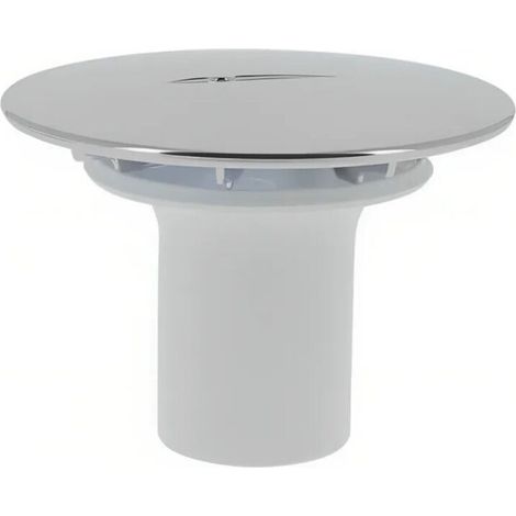 Nicoll – Capot avec culot pour bonde de douche 115mm – Finition chromée brillante – Compatible receveur 90mm – Installation facile (1/5)