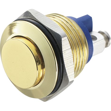 TRU COMPONENTS 701282 GQ 16H-G Vandalismusgeschützter Drucktaster 48 V/DC 2 A 1 x Aus/(Ein) tastend (1/3)