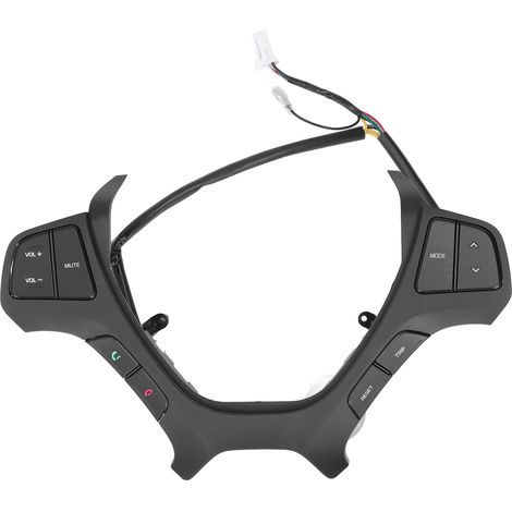 Bouton de commande multifonction noir au volant pour HYUDNAI I10 2014‑2017 (1/5)