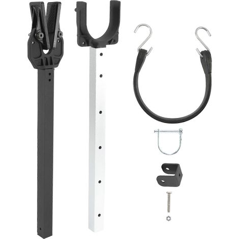 Support de moteur marin en caoutchouc, fixation de siège, amortisseur réglable, noir (1/5)