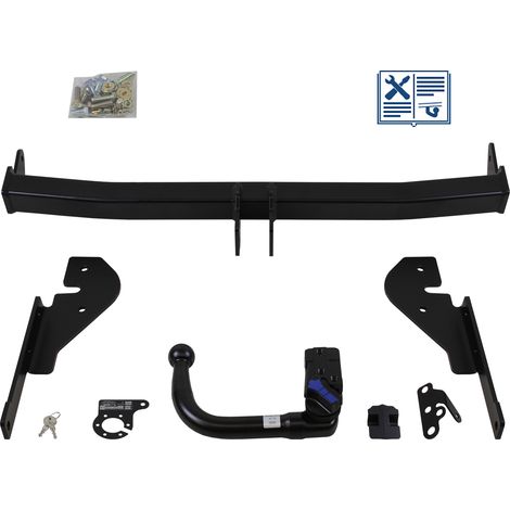 Attelage rotule démontable AUTO-HAK + faisceau Trail-Tec universel 7 broches - TOYOTA RAV 4 III (1/2)