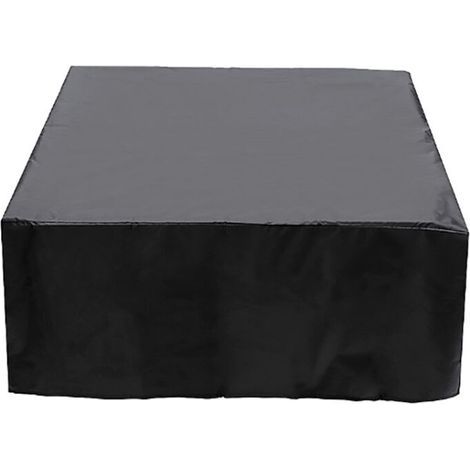 Baignoire spa piscine intérieure et extérieure couverture étanche et anti-poussière, housse de protection contre les feuilles, housse de protection pour table et chaise,argent,23123130cm (1/5)