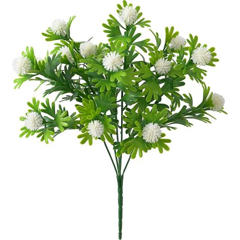 Lot de 3 fleurs artificielles décoratives, plante artificielle d'intérieur/extérieur-AquaForge (1/5)