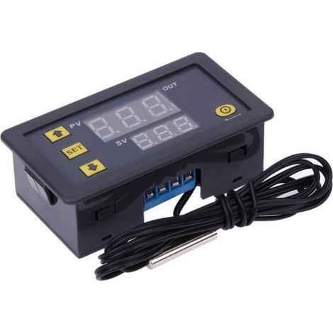 12V 20A W3230 LCD Thermostat Numérique Contrôleur Régulateur Régulateur Alarme Haute Température (1/5)