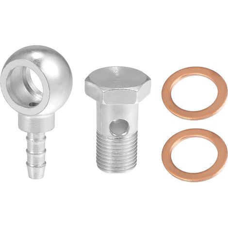 Raccord Banjo Adaptateur Argenté 1pc pour Freinage (1/5)
