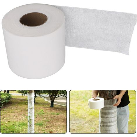 Bandage Protecteur pour Arbres en Non-Tissé - Légère, Respirable, Réchauffante, Longueur 100M/328.1ft (1/5)