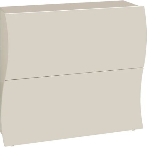 Scarpiera Salvaspazio 2 Ante a Ribalta Legno Beige Cachemire Ingresso (1/4)