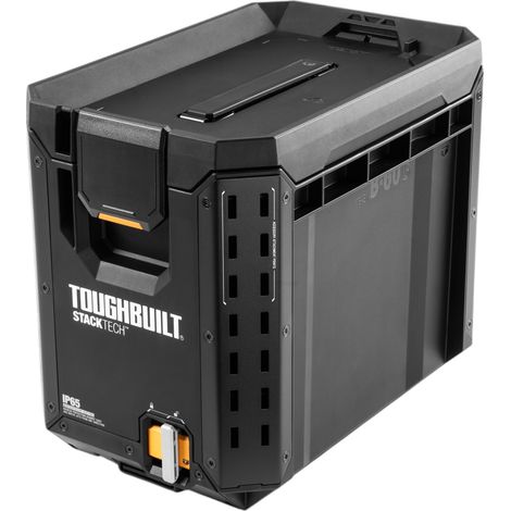 Toughbuilt StackTech TB-B1-B-60C kompakte Werkzeugkiste Koffer Box + 5x Trennwand + Inlay IP65