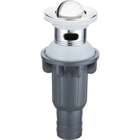 Bonde pour lavabo à clapet en acier inoxydable (1/3)