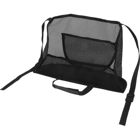 Sac de rangement auto en polyester renforcé avec poches en mesh, optimisant l'espace de stockage pour votre voiture. (1/5)