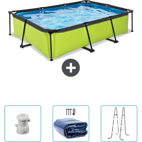 Exit Pool Rechteckig - 300x200x65 cm - 4-teilig SCB83 (1/4)