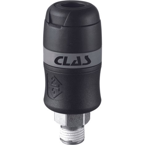 Raccord rapide de sécurité fileté mâle 1/2" BSP 50m3/h - OP 0713 - CLAS Equipements