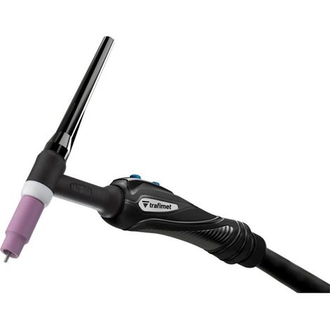 Trafimet Torcia Expertig 26 4m Dinse 13 mm con pulsante singolo AC 200A