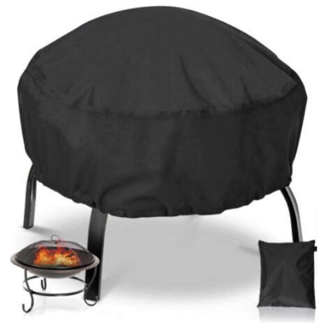 Protective cover for fire pit 85 x 40 cm Waterproof, Fire pit cover UV resistant, Tear resistant, 210D Oxford fabric Cover (1/5)