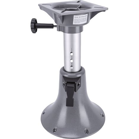 Bootssitzgestell aus Aluminiumlegierung, höhenverstellbar von 33,5 bis 43,4 cm, mit Verriegelungsknopf (1/5)