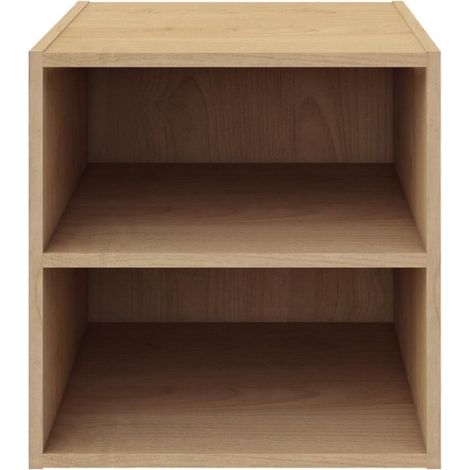 Mensola a cubo da parete con divisorio 35x35x35 Composite Pro YES - Legno Naturale