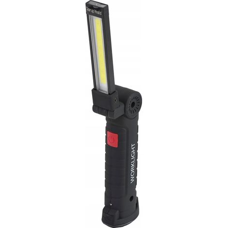 Lampada LED COB per officina auto con magnete e batteria USB (1/4)